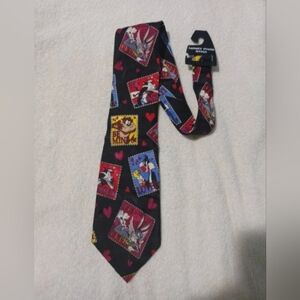 Vintage Looney tunes valentine stamps neck tie